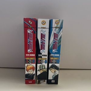 🌟SOLD🌟Bleach mangas( Volumes 1-9) 3 in 1